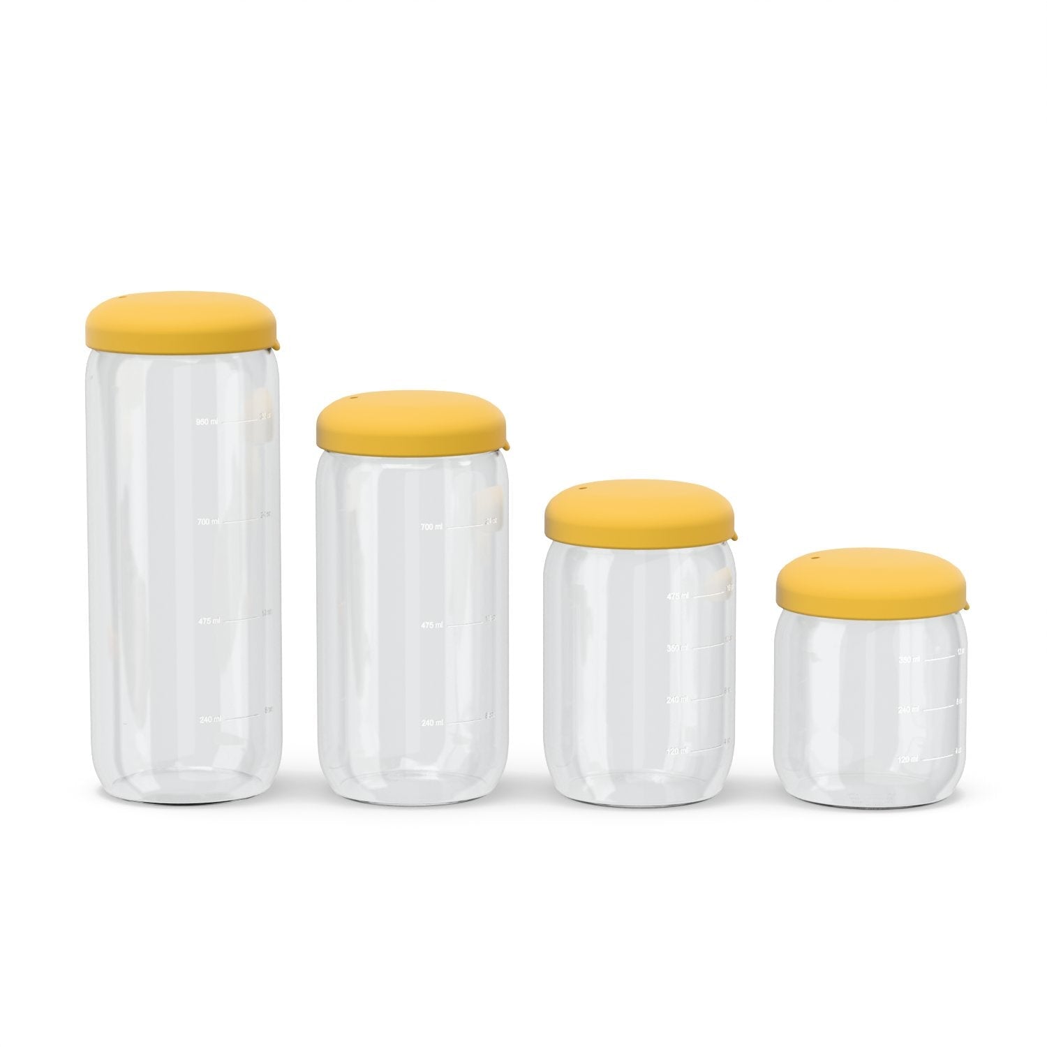 Food Storage Jar in Borosilicate Glass 25 oz - Mimosa