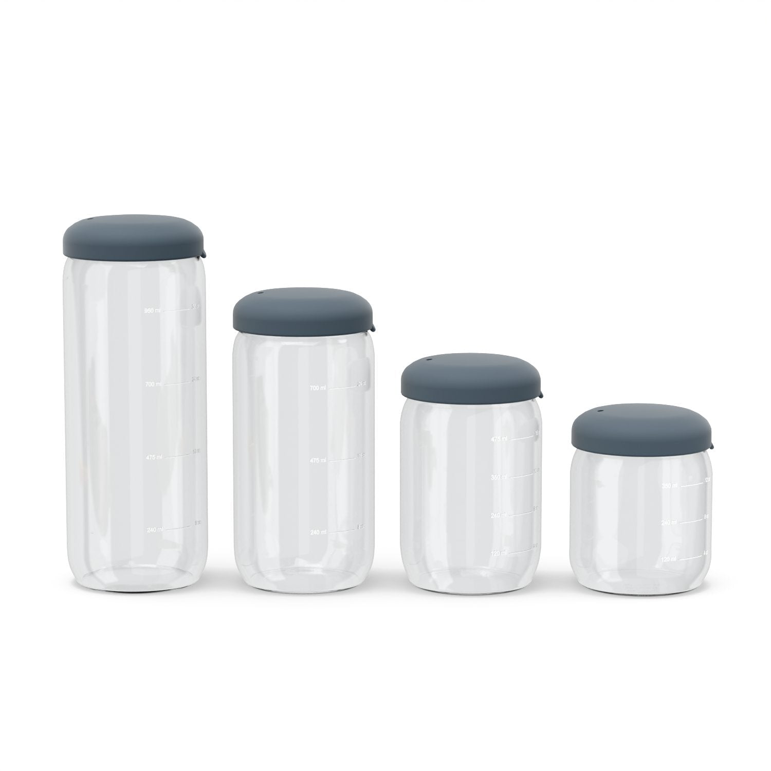 Food Storage Jar in Borosilicate Glass 34 oz - Storm